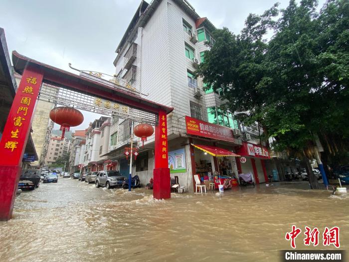 暴雨袭福建宁德 多处受淹（图）(图2)