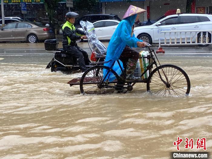 暴雨袭福建宁德 多处受淹（图）(图4)