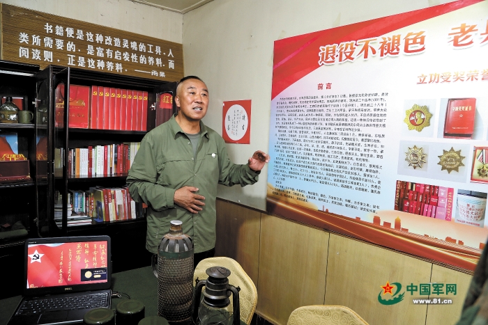 甘肃省张掖市甘州区头号村建立家族退役军人荣誉室(图1)