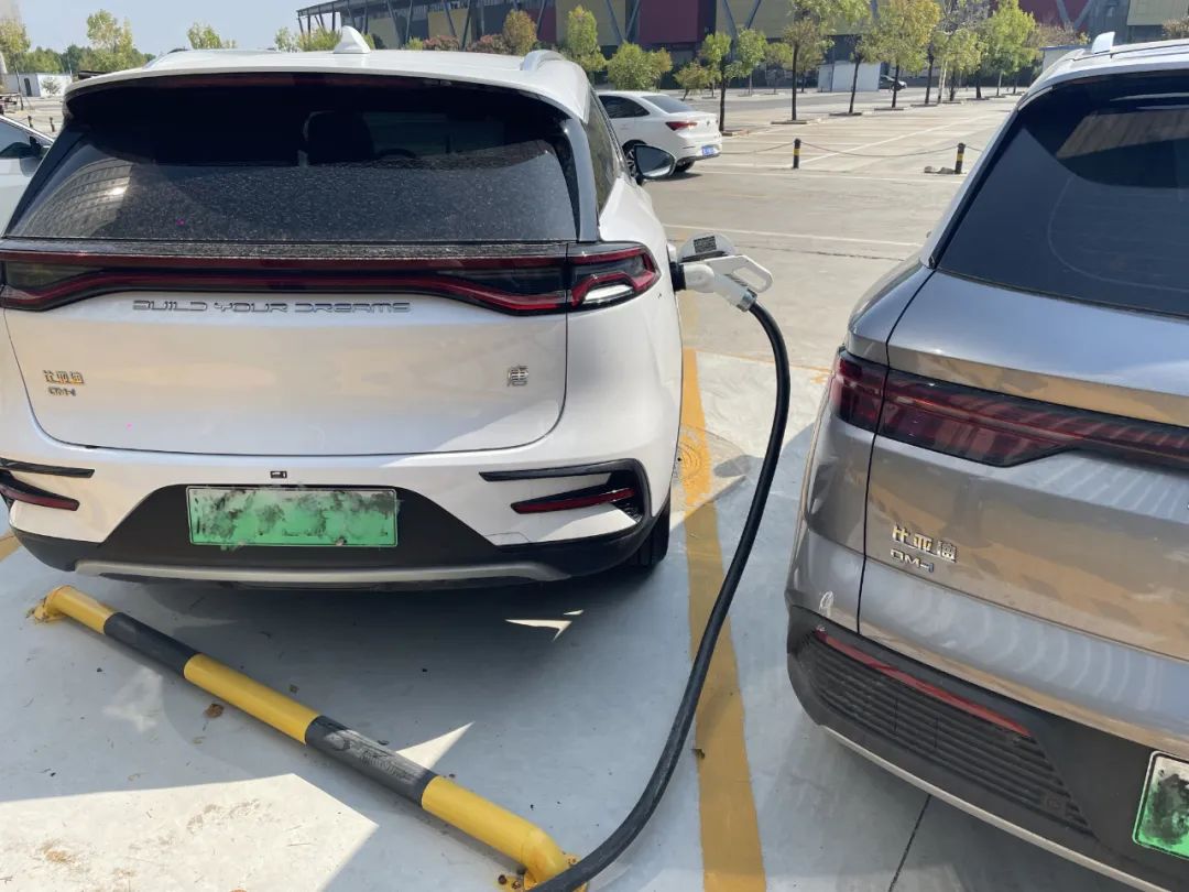 中秋国庆小长假的服务区“抢桩大战”(图9) 图片