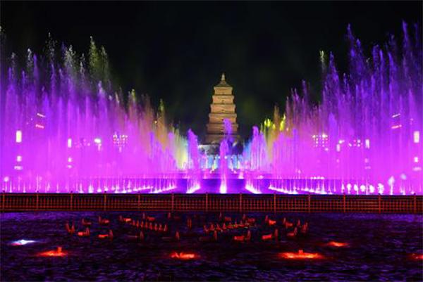 2024大雁塔北广场喷泉表演时间