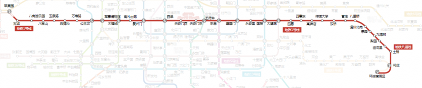 北京地铁1号线的站点+线路图+时间表2024 北京地铁1号线的站点+线路图+时间表2024