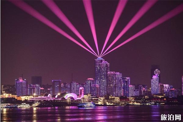2024武汉长江灯光秀观看地点+时间