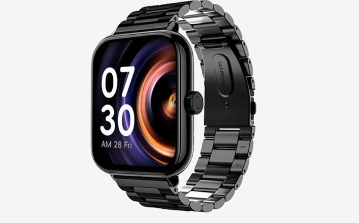 Noise ColorFit Icon 3 Plus推出 采用类似Apple Watch的设计和金属表带(图1)