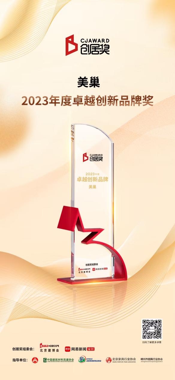 
			再获殊荣|美巢获颁“2023年度卓越创新品牌奖”
		(图1)
