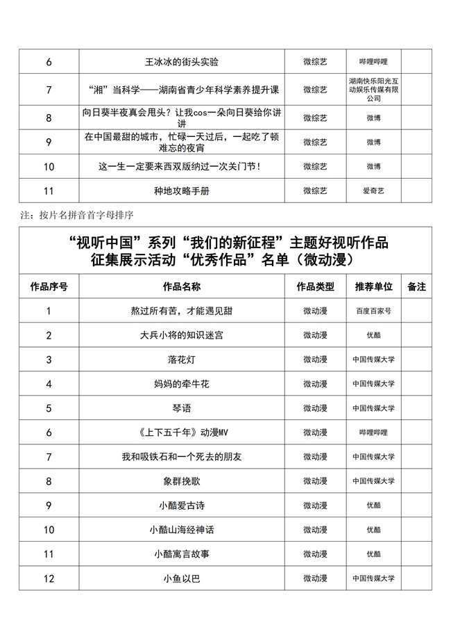 
			“我们的新征程”主题好视听作品征集展示成果发布
		(图11)