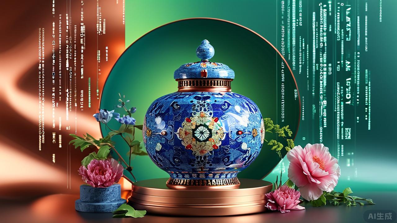 AI设计景泰蓝：传统与科技的碰撞!