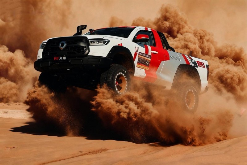 沙场问鼎!冠军火炮征战2025新疆博湖沙漠越野争霸赛(图7) 沙场问鼎!冠军火炮征战2025新疆博湖沙漠越野争霸赛(图7)