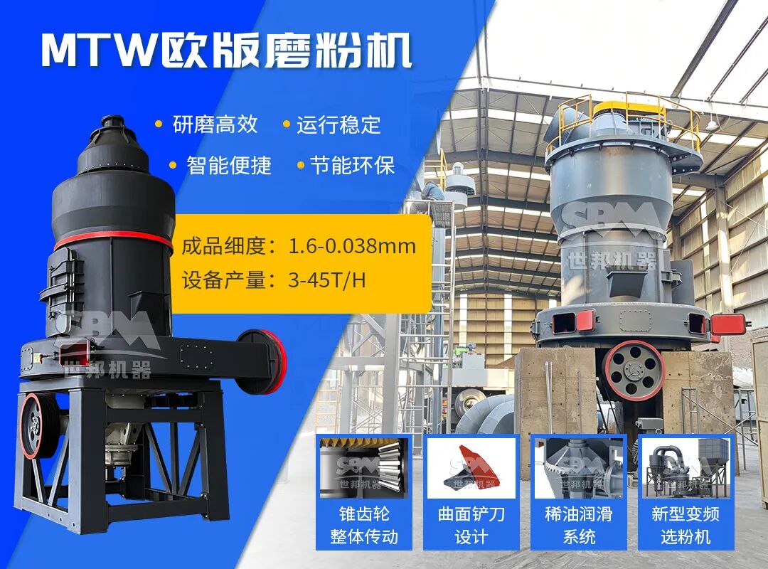 上海世邦MTW欧版磨打造山西工业固废高值化新方案(图4) 上海世邦MTW欧版磨打造山西工业固废高值化新方案(图4)