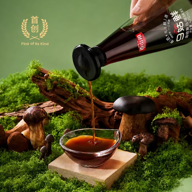 打破酱油固有认知，9 菇鲜凭有机菌菇生物科技重塑高端调味品(图2)