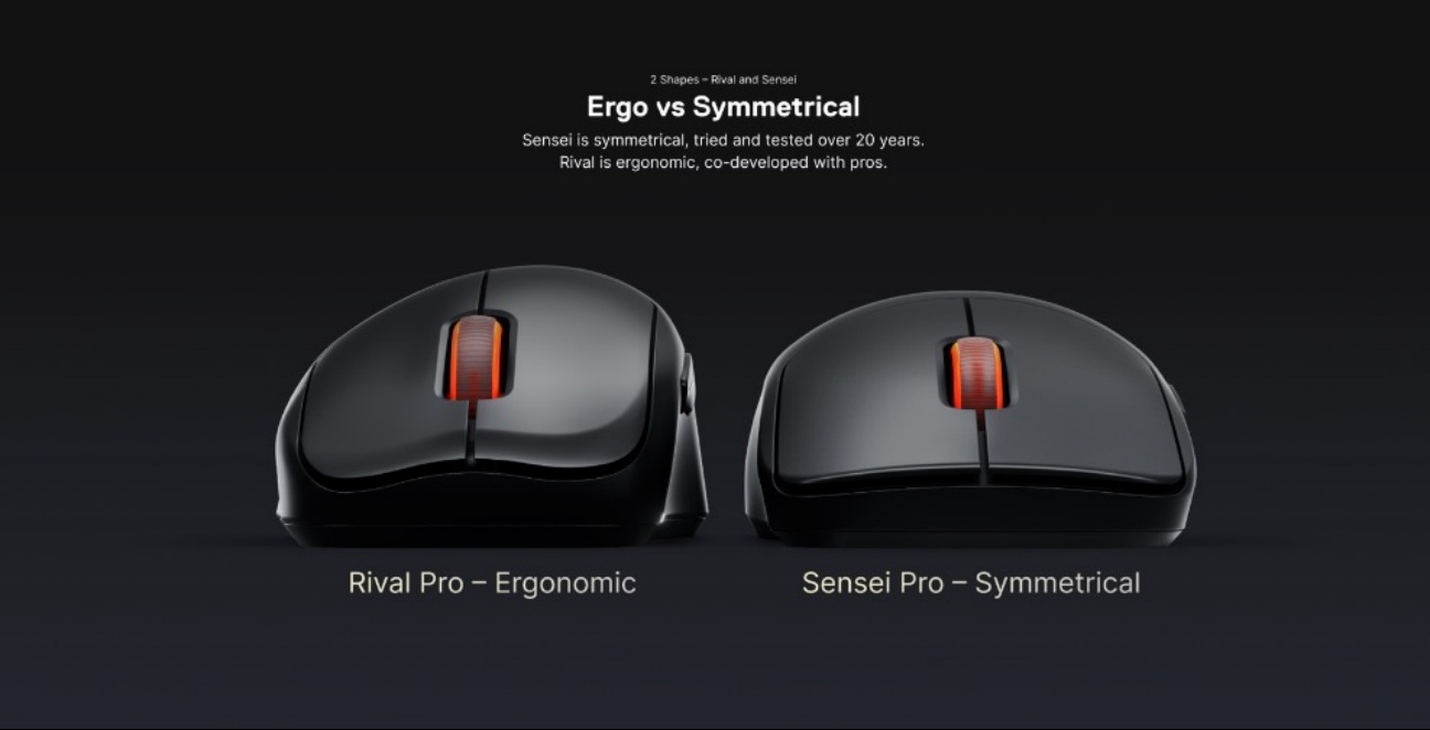 赛睿发布 Sensei Pro 与 Rival Pro 旗舰无线游戏鼠标(图4)