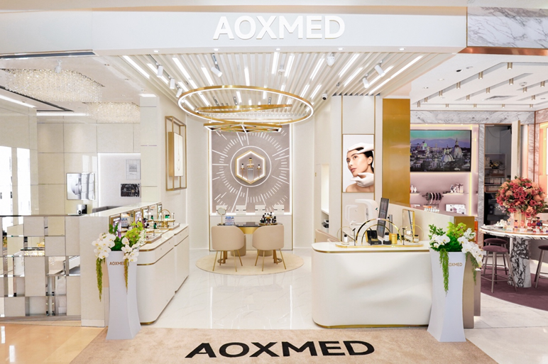 AOXMED瑷科缦浙江首店落地银泰百货武林店