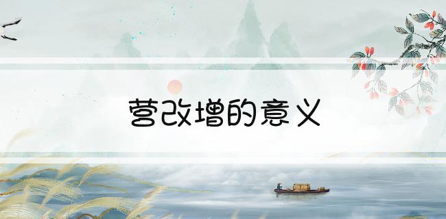 营改增的意义